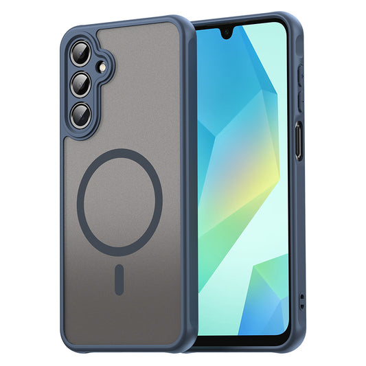 MagSafe pouzdro pro Samsung Galaxy A16 5G A166 / A16 4G A165, Techsuit, HaloFrost II, Tmavě modrá