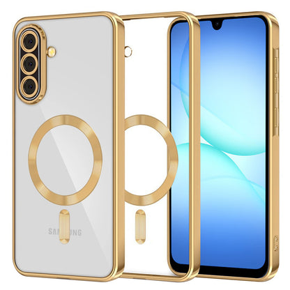 MagSafe pouzdro pro Samsung Galaxy A17 4G / A17 5G, Techsuit, Luxury Crystal, Zlaté