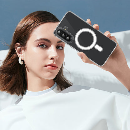 Pouzdro MagSafe pro Samsung Galaxy A17 4G / A17 5G, Techsuit, Pro, Průhledné