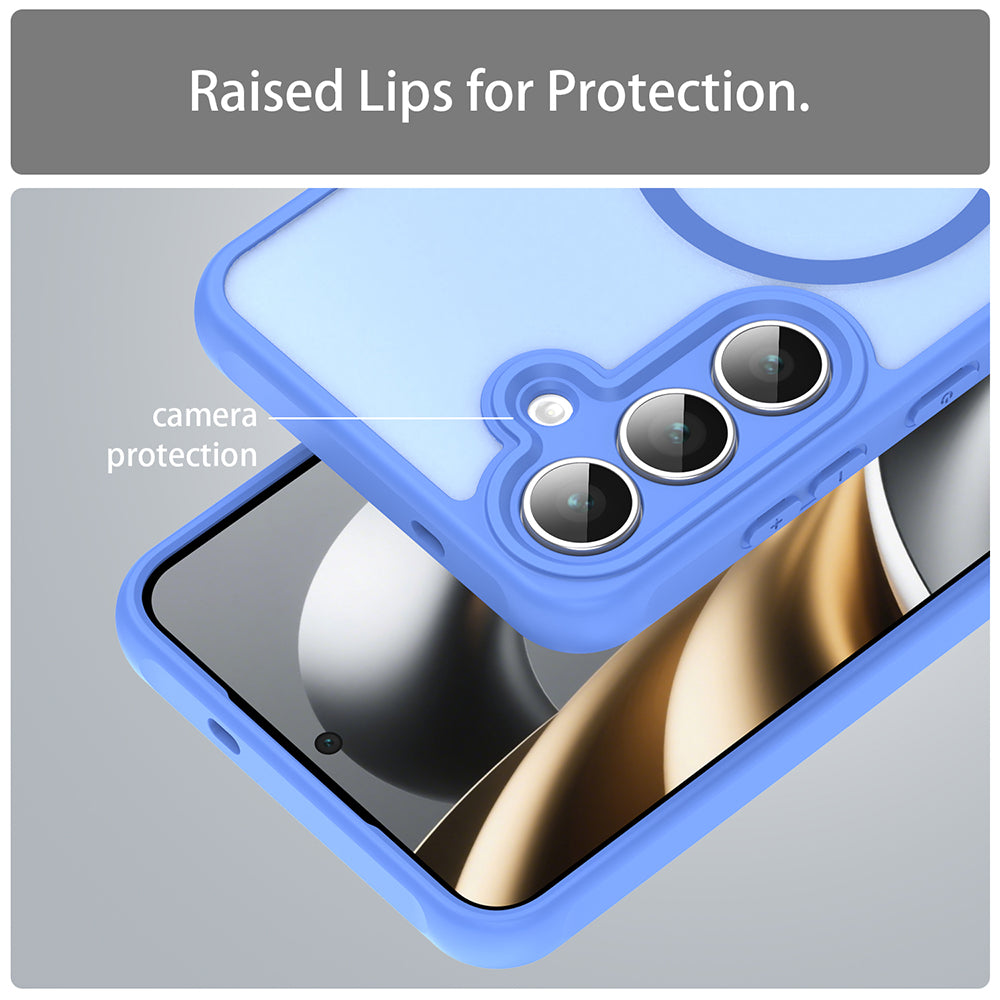 MagSafe pouzdro pro Samsung Galaxy A17 5G, Techsuit, HaloFrost II, modré
