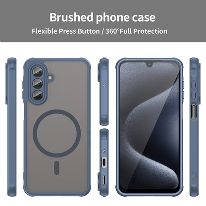 MagSafe pouzdro pro Samsung Galaxy A17 5G, Techsuit, HaloFrost II, Tmavě modrá