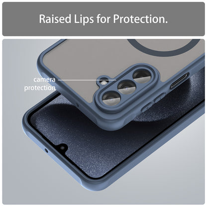 MagSafe pouzdro pro Samsung Galaxy A17 5G, Techsuit, HaloFrost II, Tmavě modrá