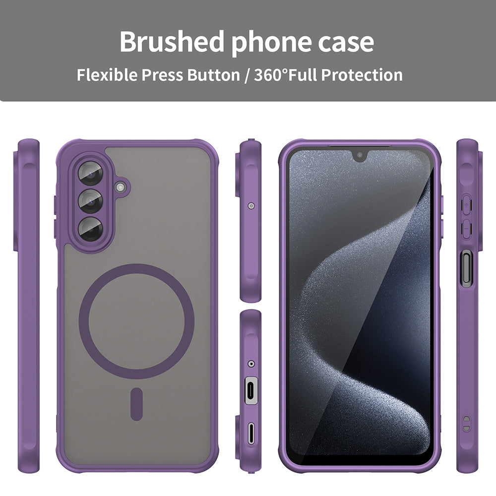 MagSafe pouzdro pro Samsung Galaxy A17 5G, Techsuit, HaloFrost II, Fialová