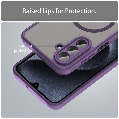MagSafe pouzdro pro Samsung Galaxy A17 5G, Techsuit, HaloFrost II, Fialová