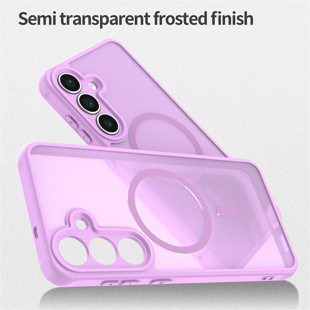 MagSafe pouzdro pro Samsung Galaxy A17 5G, Techsuit, HaloFrost II, Růžová