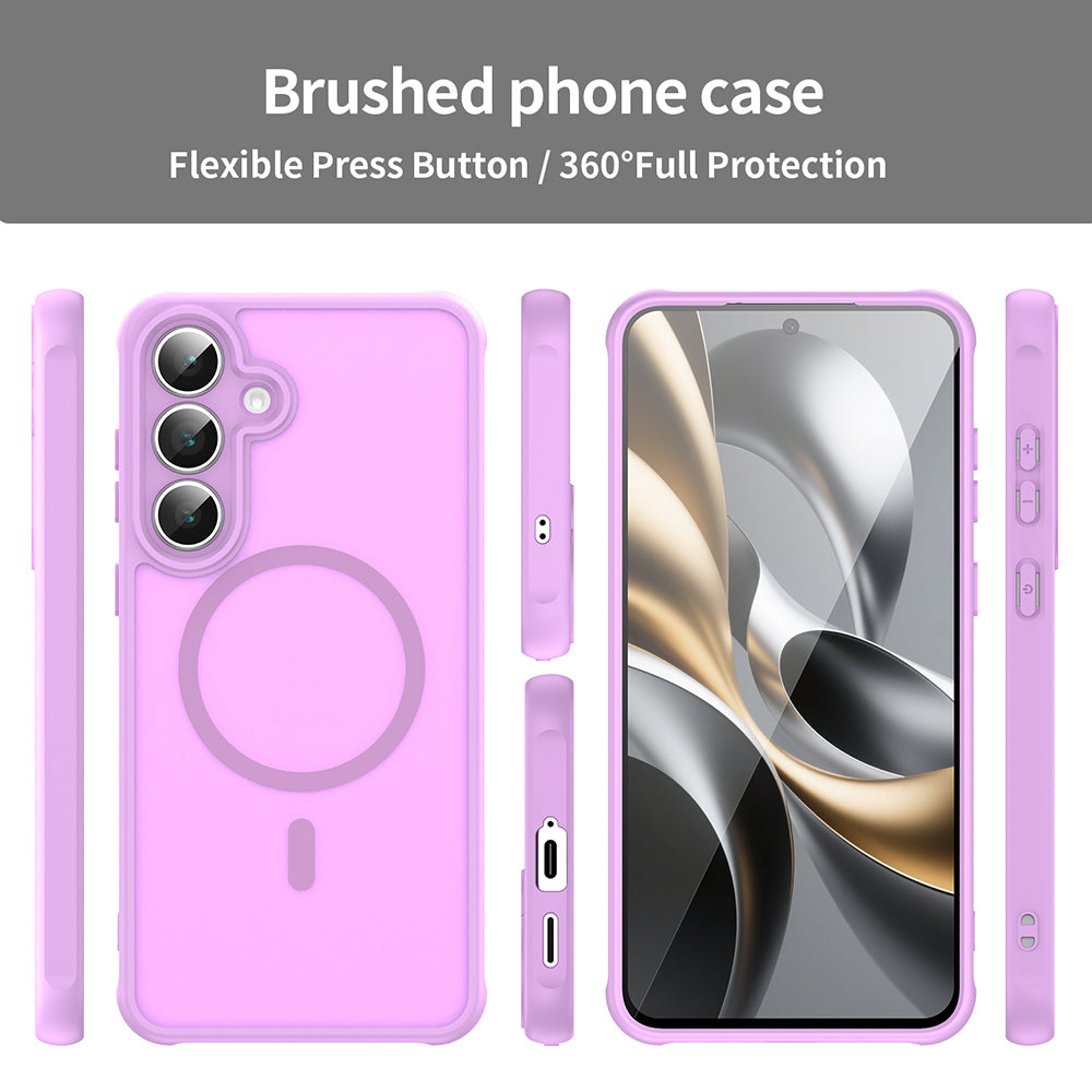 MagSafe pouzdro pro Samsung Galaxy A17 5G, Techsuit, HaloFrost II, Růžová