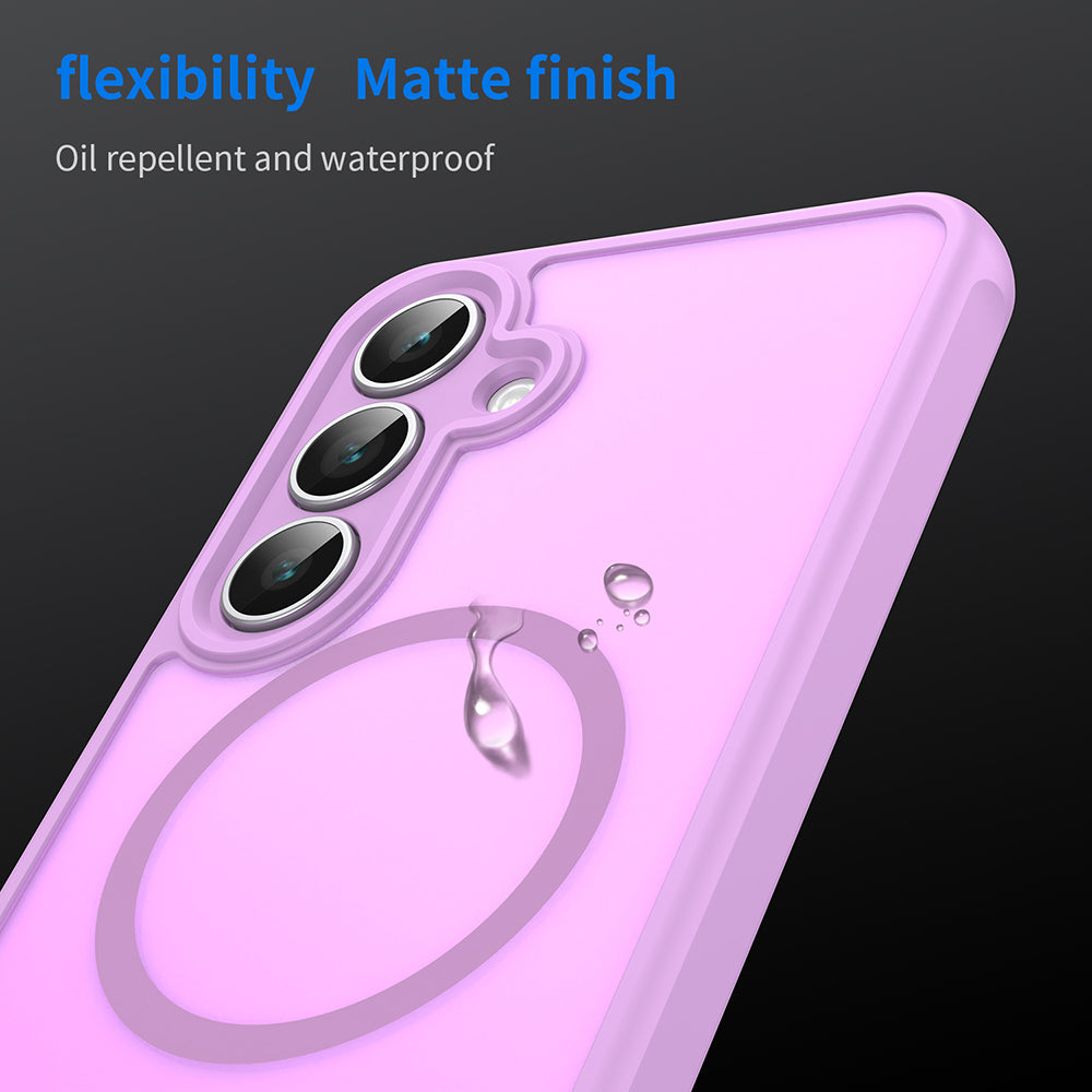 MagSafe pouzdro pro Samsung Galaxy A17 5G, Techsuit, HaloFrost II, Růžová