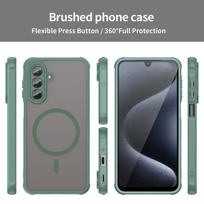 MagSafe pouzdro pro Samsung Galaxy A17 5G, Techsuit, HaloFrost II, Zelené