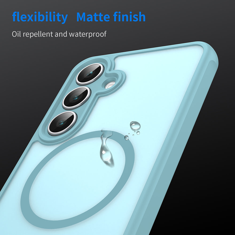 MagSafe pouzdro pro Samsung Galaxy A17 5G, Techsuit, HaloFrost II, Světle zelená