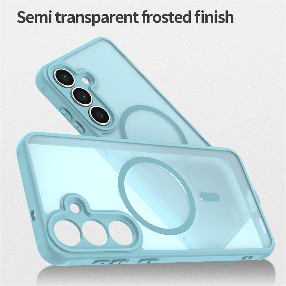 MagSafe pouzdro pro Samsung Galaxy A17 5G, Techsuit, HaloFrost II, Světle zelená