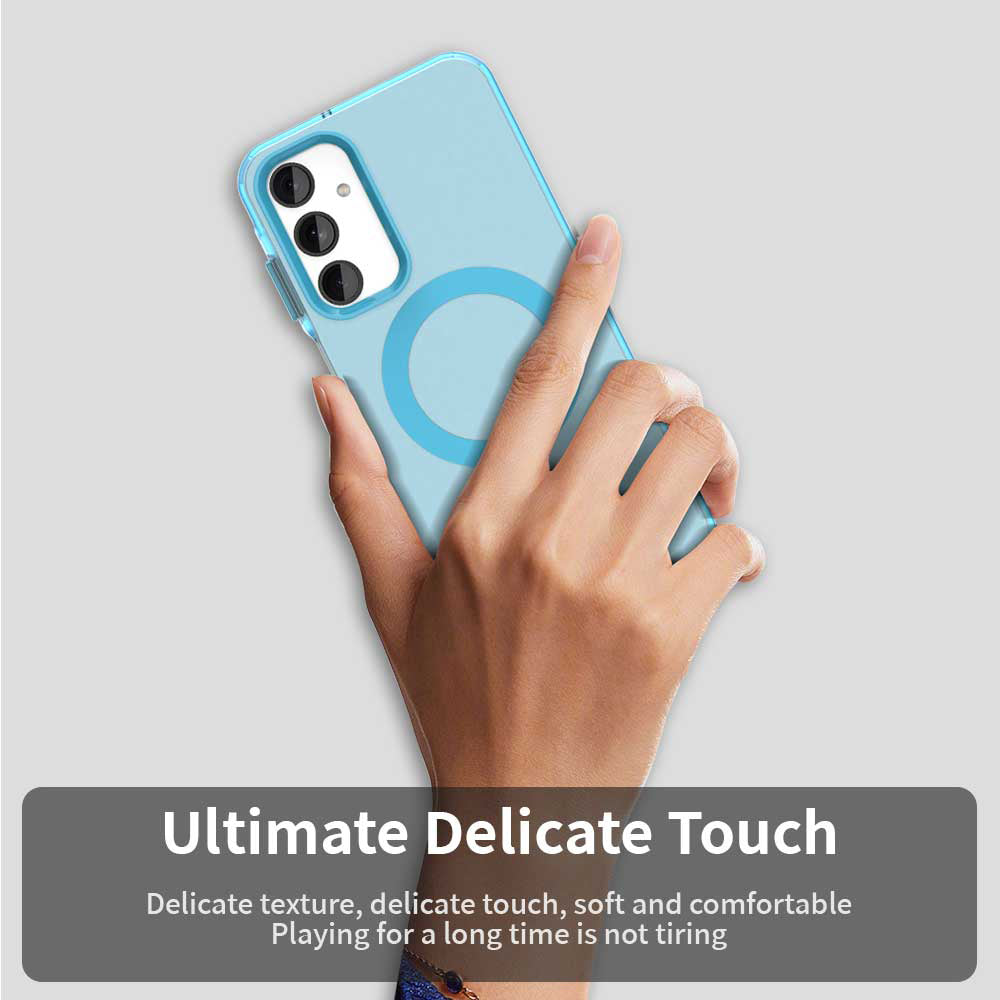 MagSafe Case for Samsung Galaxy A25 A256, Techsuit, CandyCase, Blue