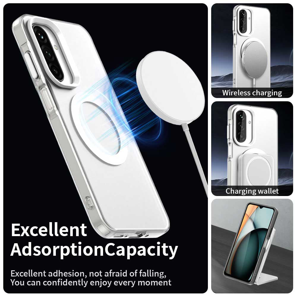 MagSafe pouzdro pro Samsung Galaxy A26 A266, Techsuit, CandyCase, bílé