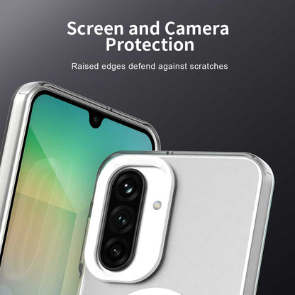 MagSafe pouzdro pro Samsung Galaxy A26 A266, Techsuit, CandyCase, bílé