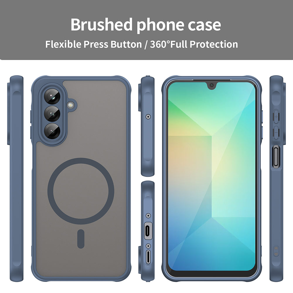 MagSafe pouzdro pro Samsung Galaxy A26 A266, Techsuit, HaloFrost II, Tmavě modrá