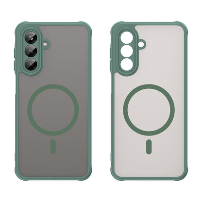 MagSafe pouzdro pro Samsung Galaxy A26 A266, Techsuit, HaloFrost II, Zelené