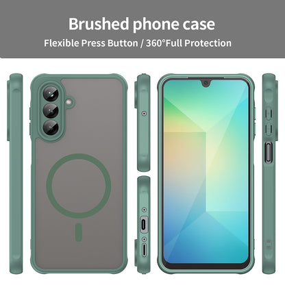 MagSafe pouzdro pro Samsung Galaxy A26 A266, Techsuit, HaloFrost II, Zelené
