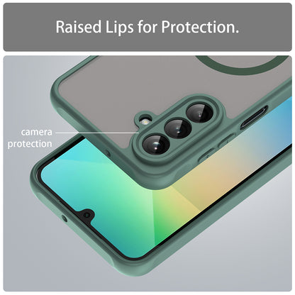 MagSafe pouzdro pro Samsung Galaxy A26 A266, Techsuit, HaloFrost II, Zelené