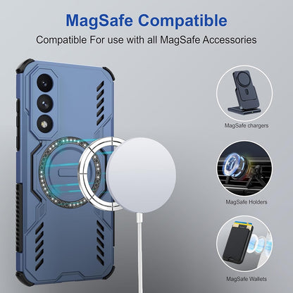 MagSafe pouzdro pro Samsung Galaxy A27 5G, Techsuit, ArmorMag, černé