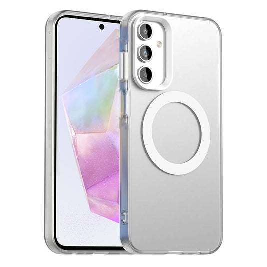 MagSafe pouzdro pro Samsung Galaxy A35 5G A356, Techsuit, CandyCase, bílé
