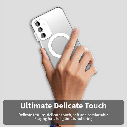 MagSafe pouzdro pro Samsung Galaxy A35 5G A356, Techsuit, CandyCase, bílé