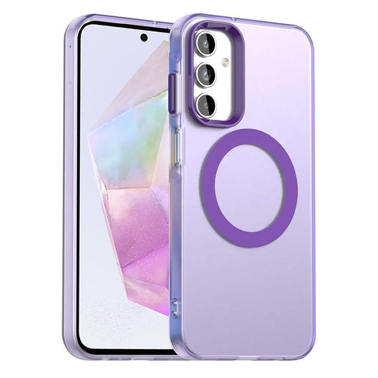 MagSafe pouzdro pro Samsung Galaxy A35 5G A356, Techsuit, CandyCase, Fialová