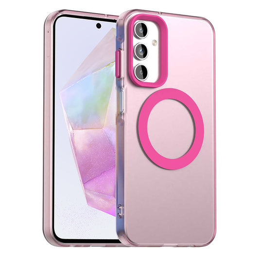MagSafe pouzdro pro Samsung Galaxy A35 5G A356, Techsuit, CandyCase, Růžové