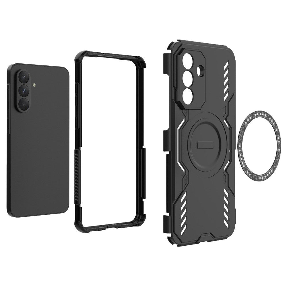 MagSafe pouzdro pro Samsung Galaxy A36 A366, Techsuit, ArmorMag, modré