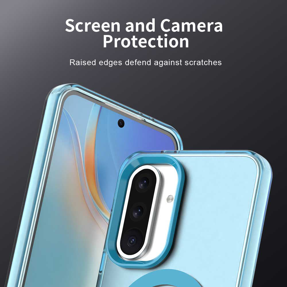 MagSafe pouzdro pro Samsung Galaxy A36 A366, Techsuit, CandyCase, Modrá