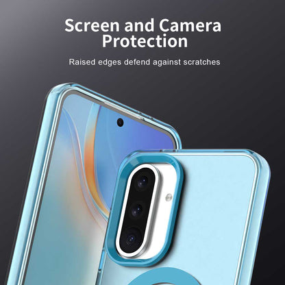 MagSafe pouzdro pro Samsung Galaxy A36 A366, Techsuit, CandyCase, Modrá