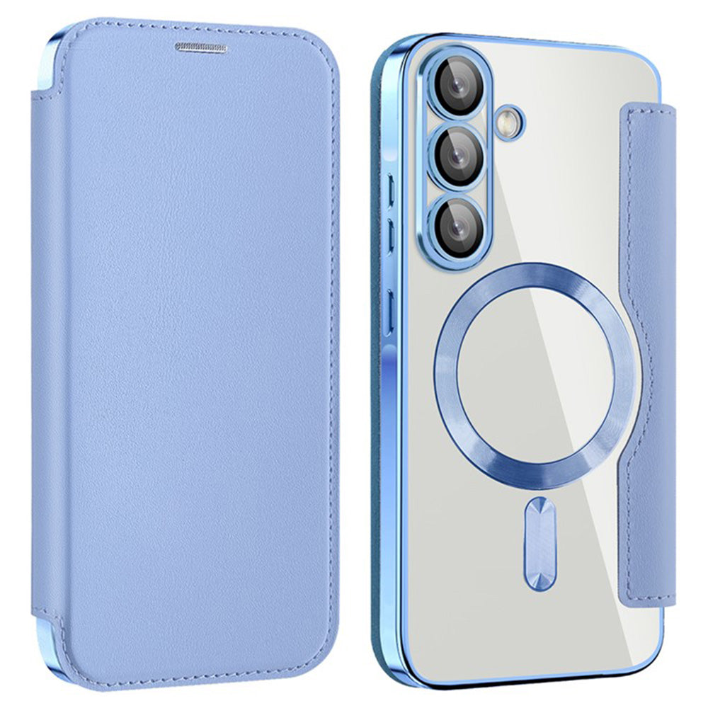 MagSafe pouzdro pro Samsung Galaxy A36 A366, Techsuit, SmartMag Book, modré