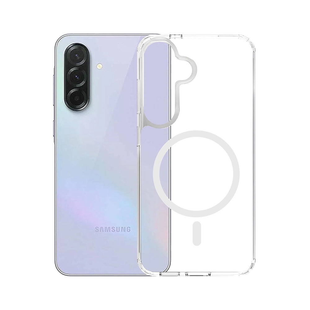 Pouzdro MagSafe pro Samsung Galaxy A37 5G, 3MK, Armor MagCase, Průhledné