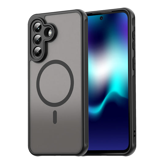 Pouzdro MagSafe pro Samsung Galaxy A37 5G, Techsuit, HaloFrost II, Černá