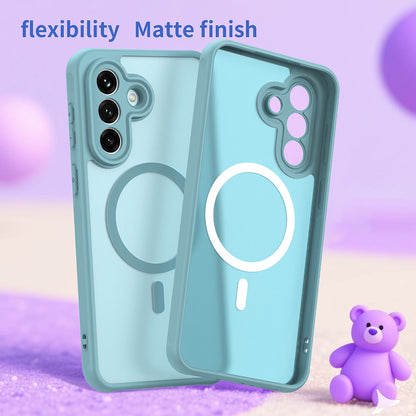 Pouzdro MagSafe pro Samsung Galaxy A37 5G, Techsuit, HaloFrost II, Světle zelená