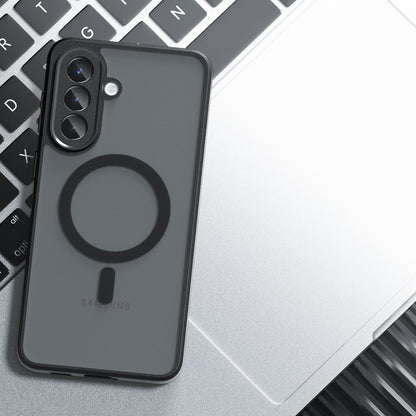 Pouzdro MagSafe pro Samsung Galaxy A37 5G, Techsuit, PureFrost, Saténově černé