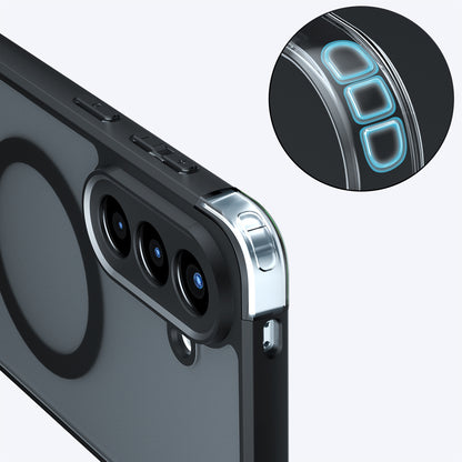 Pouzdro MagSafe pro Samsung Galaxy A37 5G, Techsuit, PureFrost, Saténově černé