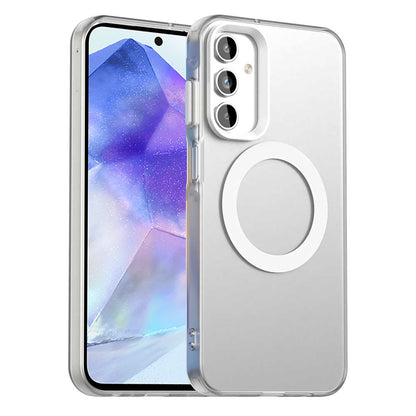 MagSafe pouzdro pro Samsung Galaxy A55 5G A556, Techsuit, CandyCase, bílé