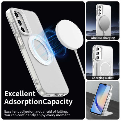 MagSafe pouzdro pro Samsung Galaxy A55 5G A556, Techsuit, CandyCase, bílé