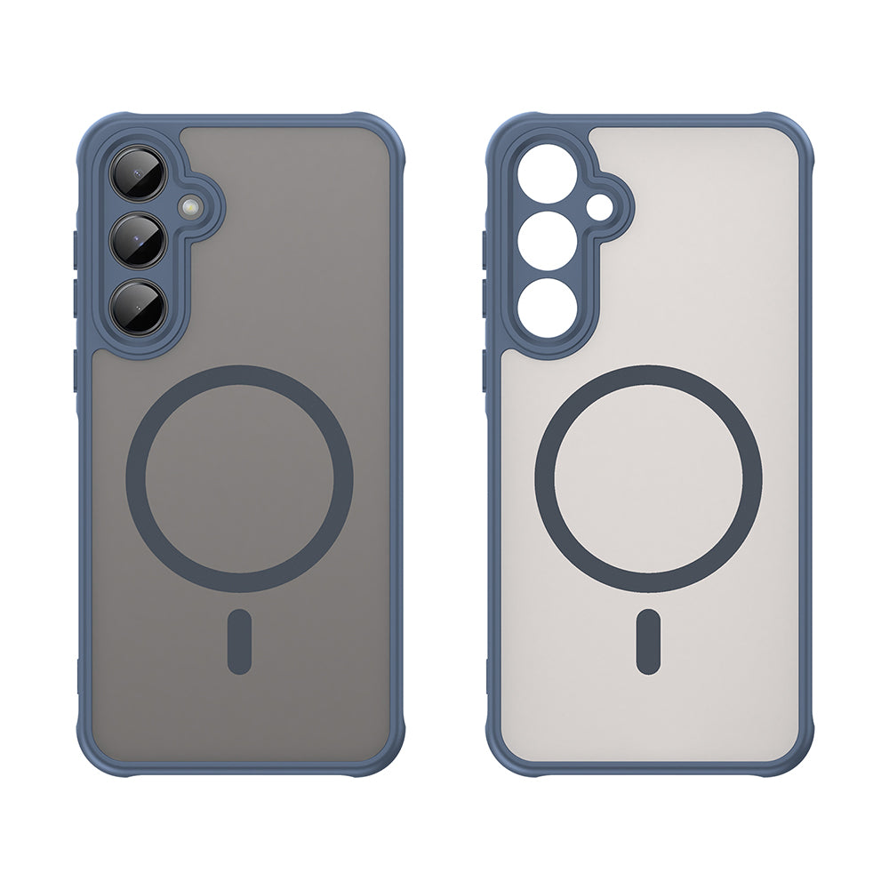 MagSafe pouzdro pro Samsung Galaxy A55 5G A556, Techsuit, HaloFrost II, Tmavě modrá