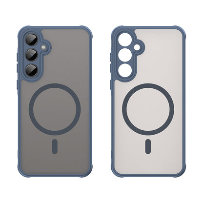 MagSafe pouzdro pro Samsung Galaxy A55 5G A556, Techsuit, HaloFrost II, Tmavě modrá