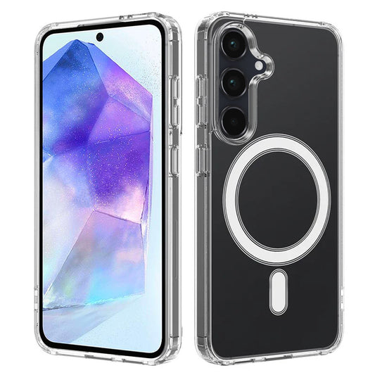 MagSafe pouzdro pro Samsung Galaxy A55 5G A556, Techsuit, Pro, Průhledné