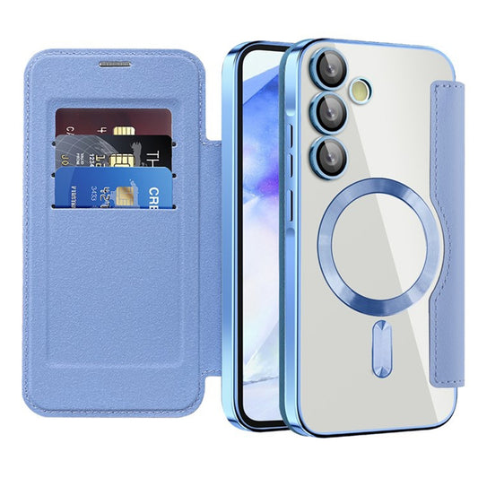 MagSafe pouzdro pro Samsung Galaxy A55 5G A556, Techsuit, SmartMag Book, modré