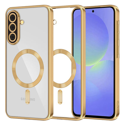 MagSafe pouzdro pro Samsung Galaxy A56 A566 / A36 A366, Techsuit, Luxury Crystal, Zlaté