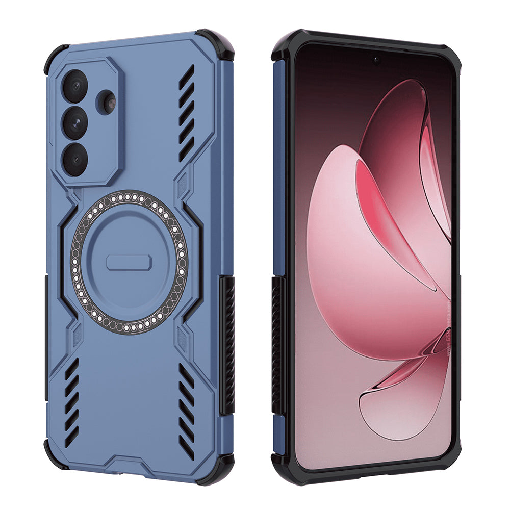 MagSafe pouzdro pro Samsung Galaxy A56 A566, Techsuit, ArmorMag, modré