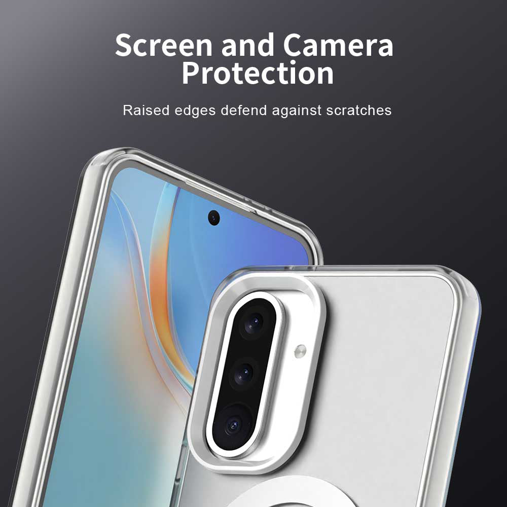 MagSafe Case for Samsung Galaxy A56 A566, Techsuit, CandyCase, White