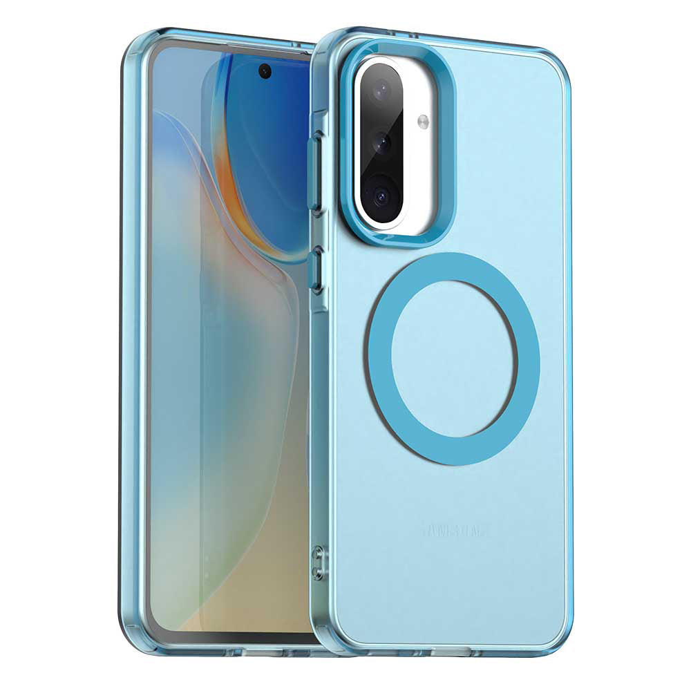 MagSafe pouzdro pro Samsung Galaxy A56 A566, Techsuit, CandyCase, Modrá