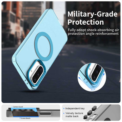 MagSafe pouzdro pro Samsung Galaxy A56 A566, Techsuit, CandyCase, Modrá