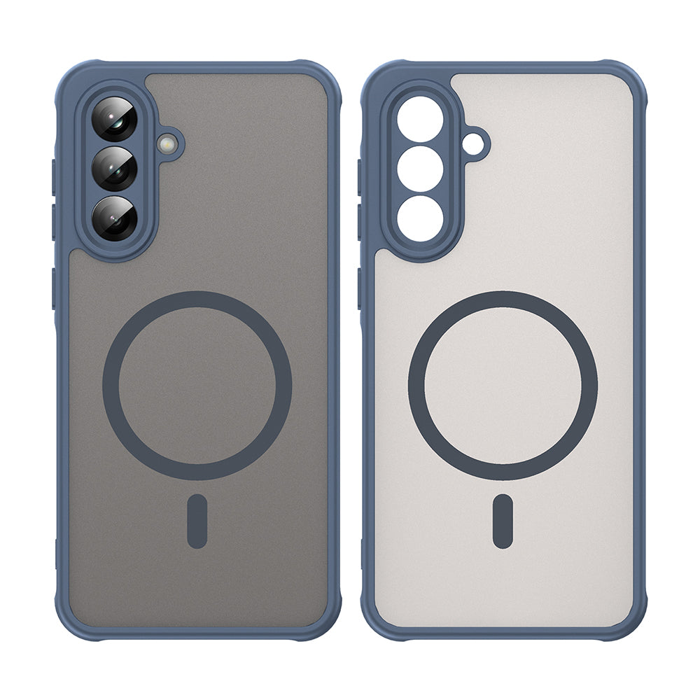MagSafe pouzdro pro Samsung Galaxy A56 A566, Techsuit, HaloFrost II, Tmavě modrá
