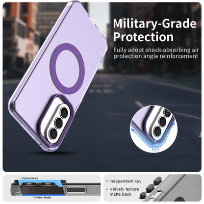 Pouzdro MagSafe pro Samsung Galaxy A57 5G, Techsuit, CandyCase, Fialové