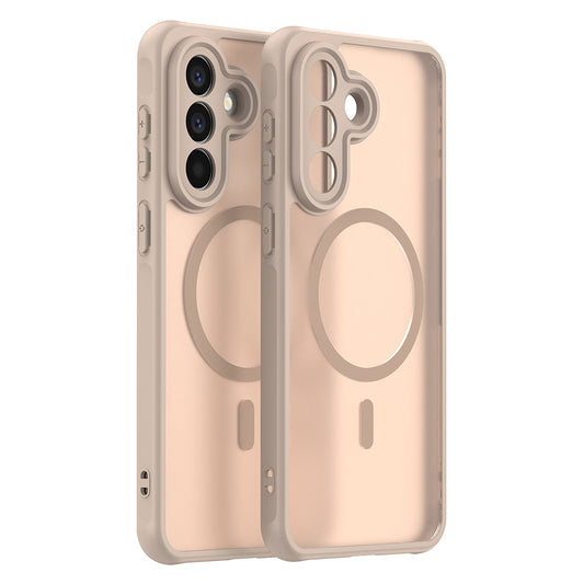 Pouzdro MagSafe pro Samsung Galaxy A57 5G, Techsuit, HaloFrost II, Zlaté