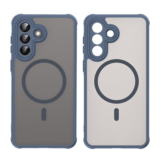 Pouzdro MagSafe pro Samsung Galaxy A57 5G, Techsuit, HaloFrost II, Námořnická modř